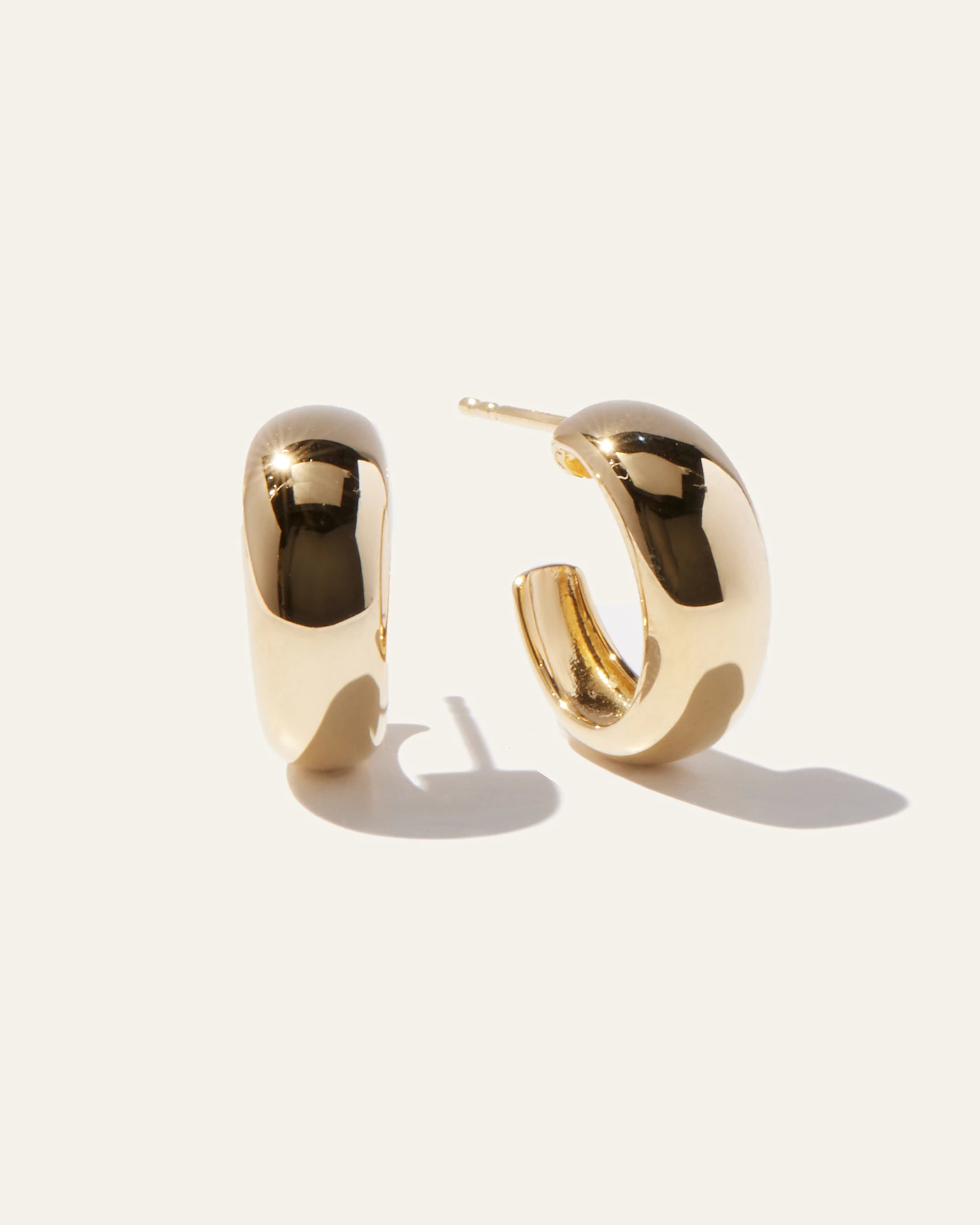 Chunky Hoops in Gold Vermeil | Quince