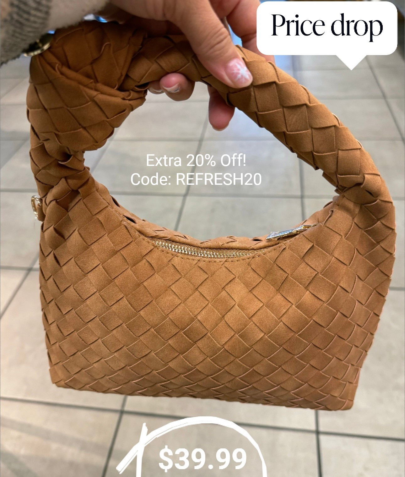 Take extra 20% Off! Code: REFRESH20


DSW 🤎
Crown Vintage Woven Knotted Hobo Bag

#LTKSaleAlert #LTKSpringSale #LTKItBag