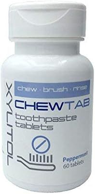 Chewtab Toothpaste Tablets (Peppermint, 60 Tabs) | Amazon (US)