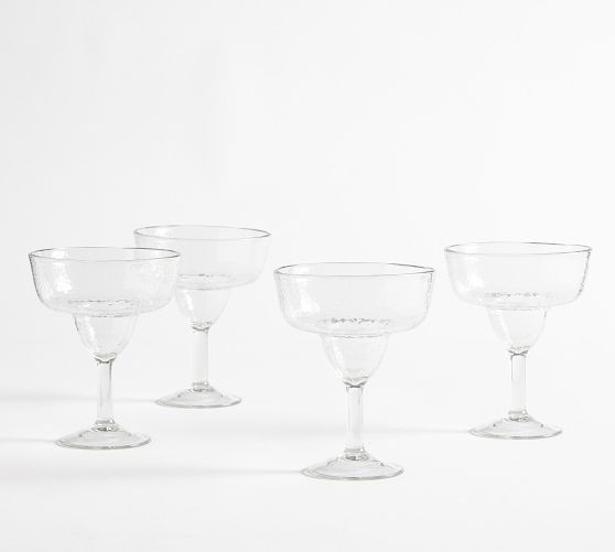 Hammered Outdoor Margarita Glasses | Pottery Barn (US)