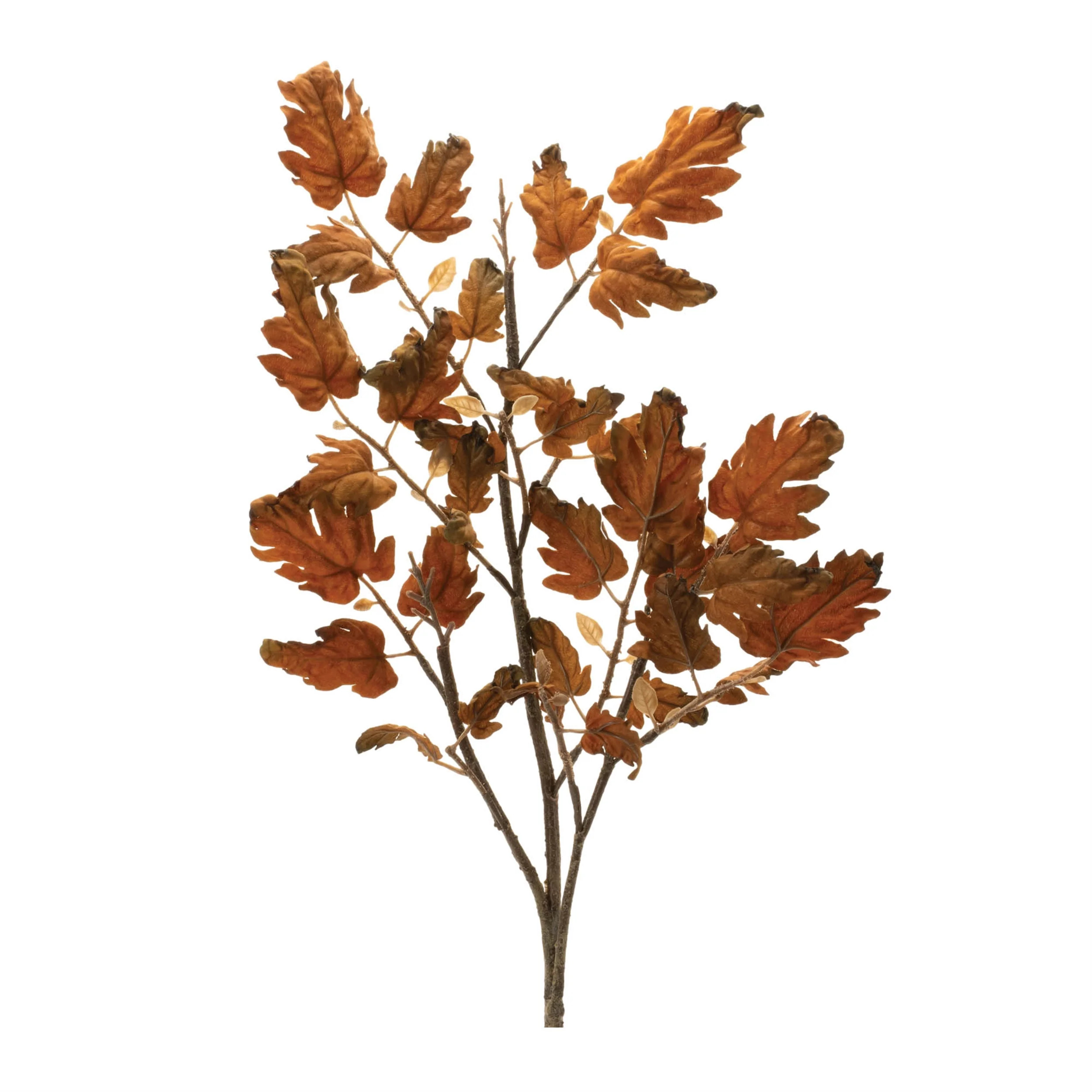 Melrose International Fall Oak Leaf Spray (Set of 6) - Brown, Orange | Shop Simon