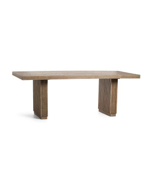 82in Ollie Solid Reclaimed Wood Dining Table | Furniture & Lighting | Marshalls | Marshalls
