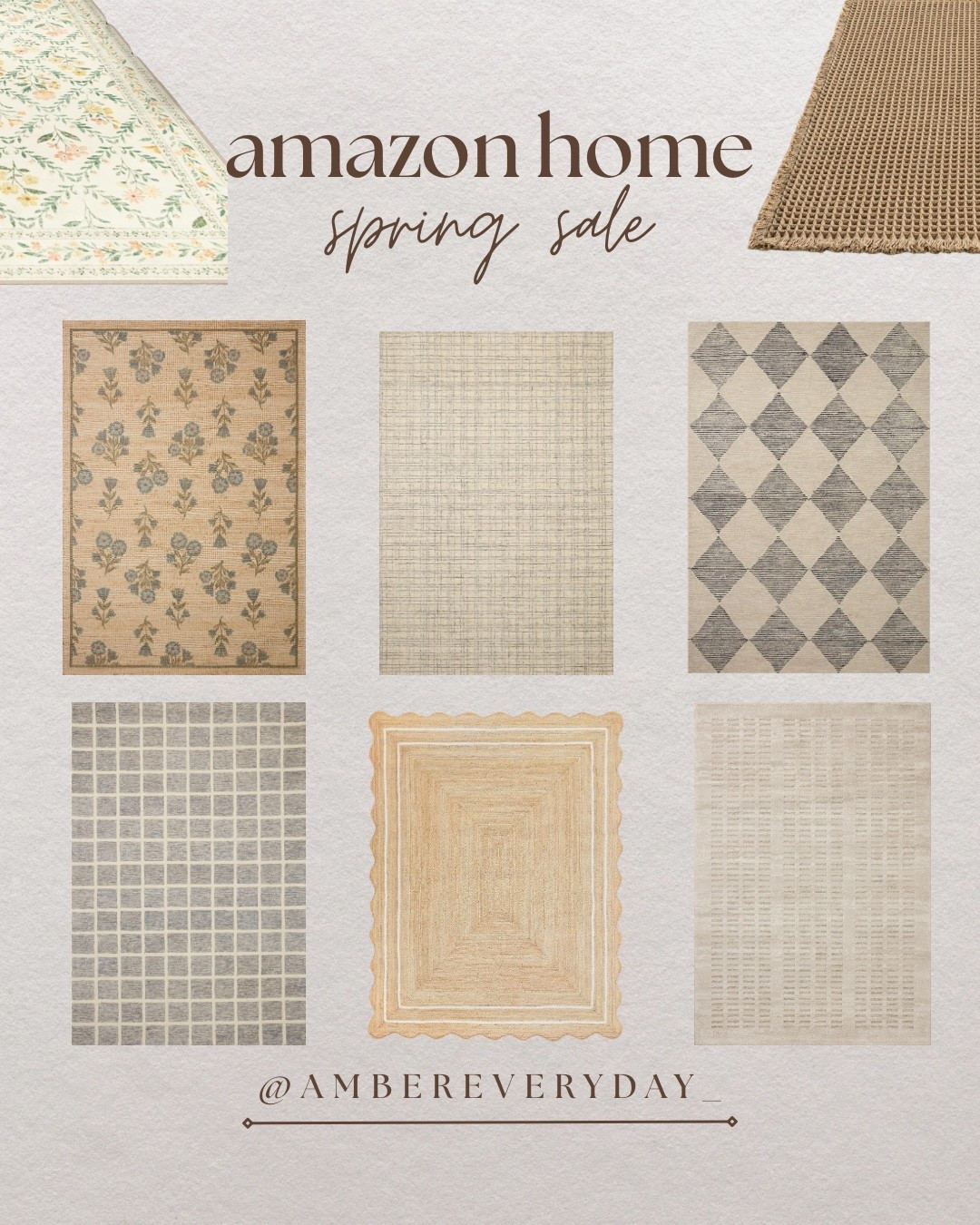My favorite rug finds from the Amazon spring sale!! 🌷 #amazonrugs #amazonhomefinds

#LTKHome #LTKSaleAlert