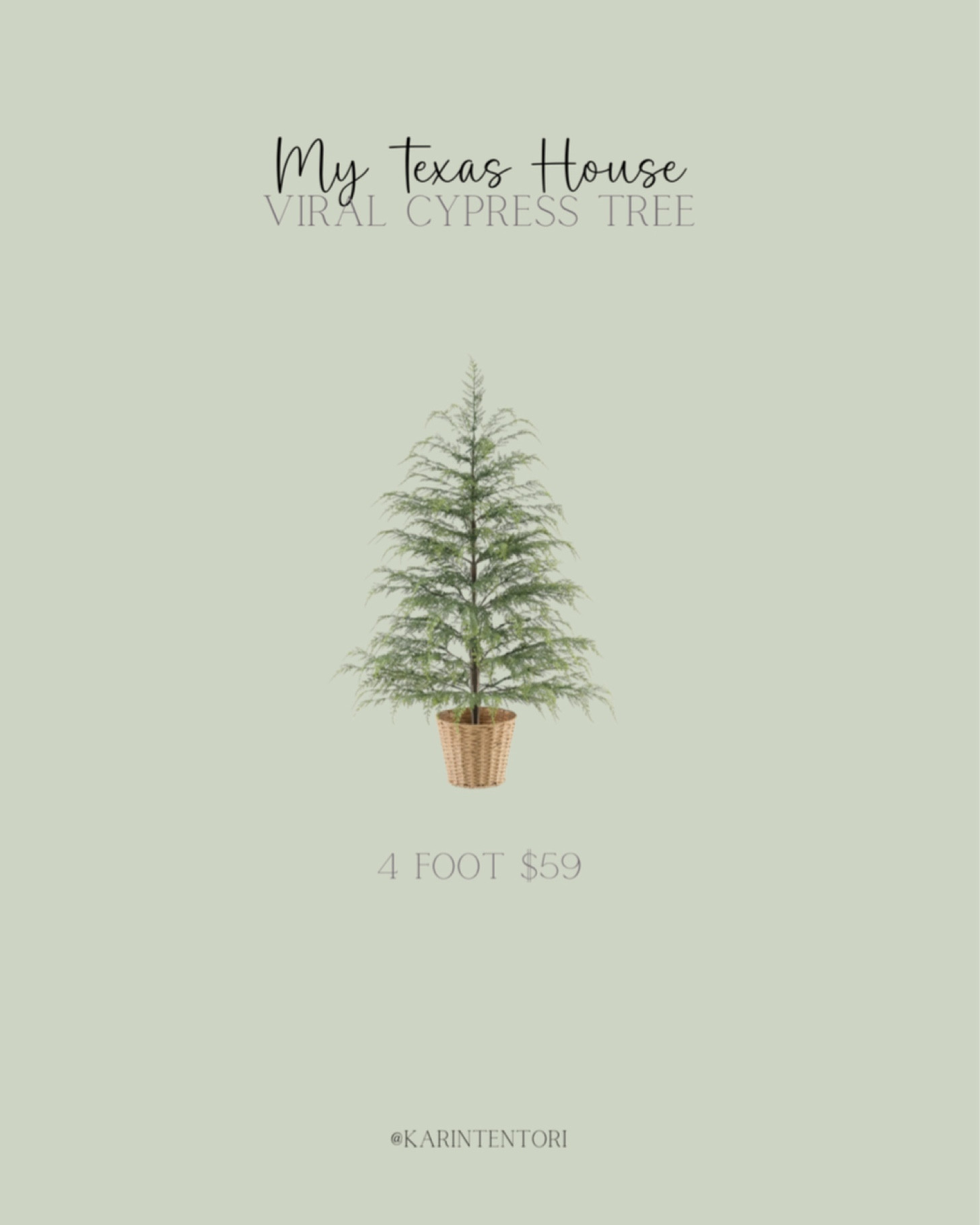 My Texas House Christmas Collection Launch 🌲 

If you missed out these viral accent trees last year, they are back and brought friends!

4 Foot $59- comes in a basket!
7.5 Foot $189
9 Foot $199 (online only)

And all sizes have twinkle lights✨

My Texas House
Christmas decor
Walmart find
Christmas tree
Cypress tree


#LTKHome #LTKSeasonal