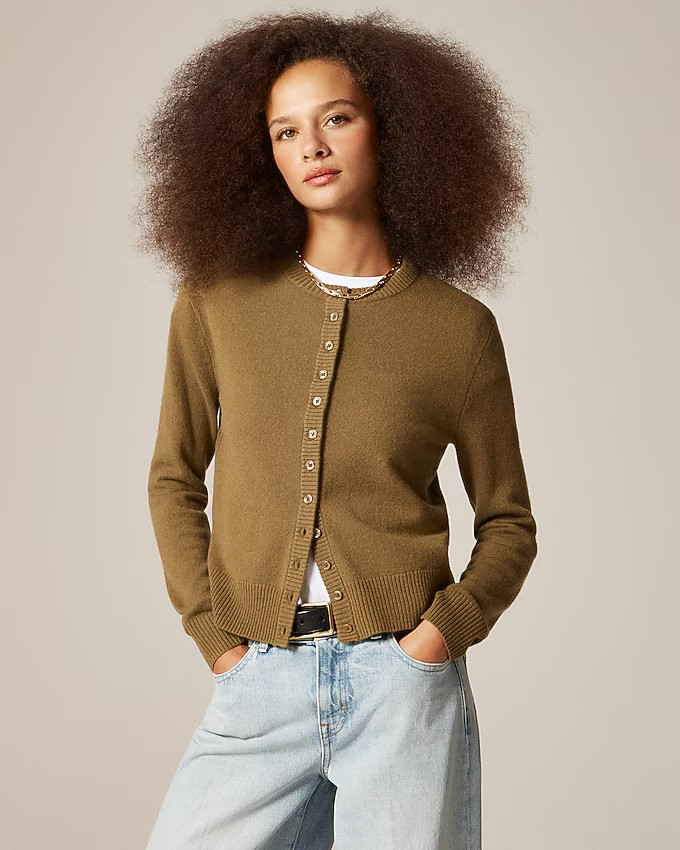 Perfect cashmere cardigan sweater | J. Crew US