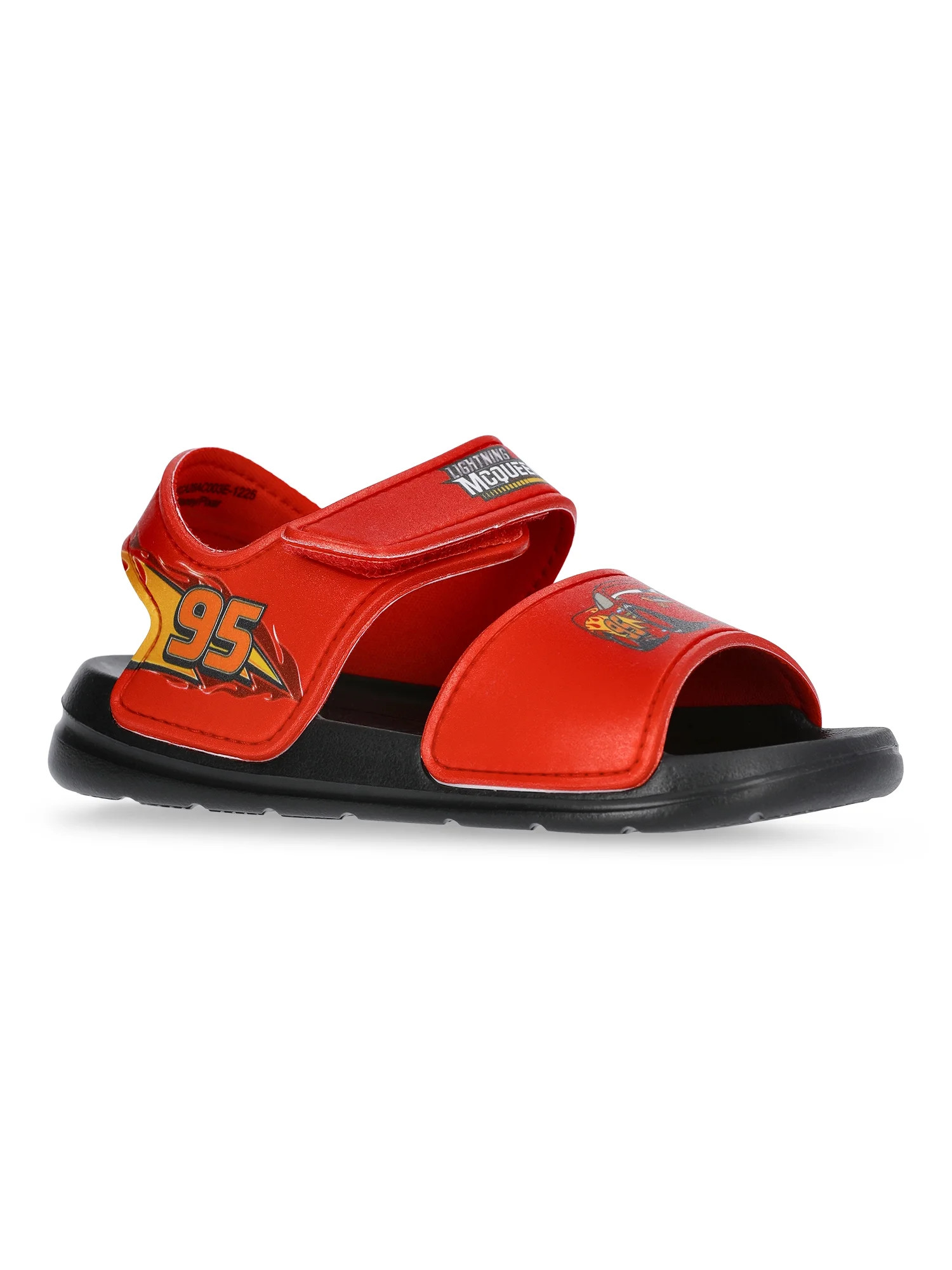 Disney Pixar Cars Lightning McQueen Toddler Boys Single Strap Sandals - Walmart.com | Walmart (US)