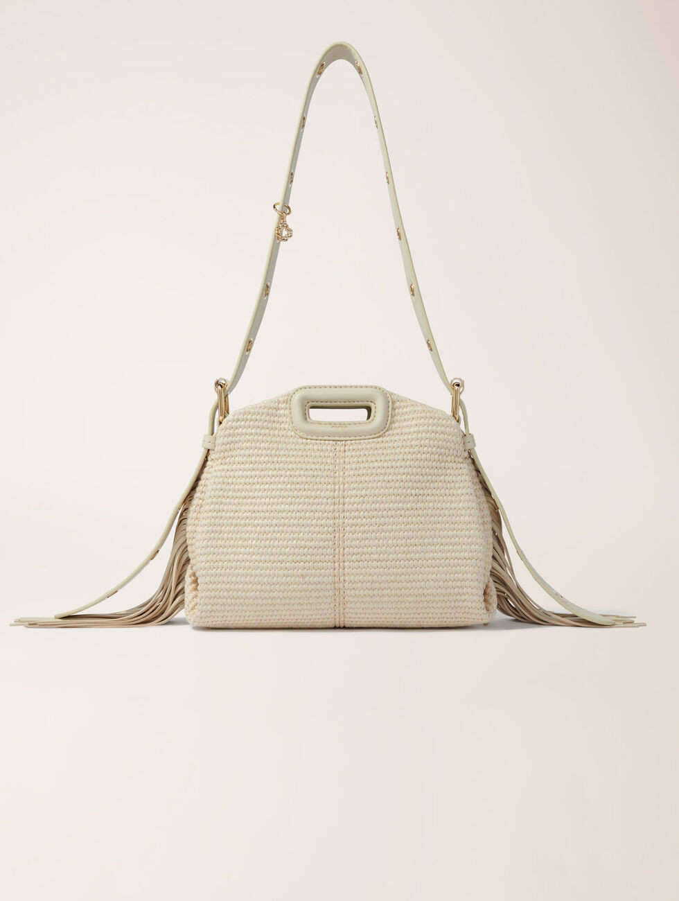 Raffia effect Miss M Mini bag | Maje US | Maje US