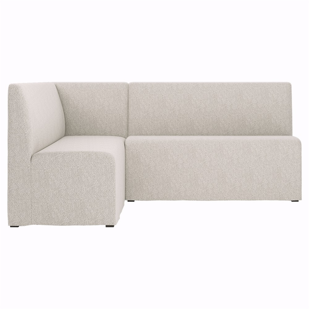 Suri Modern Classic Cream Performance Dining Banquette - 76"x72" | Kathy Kuo Home