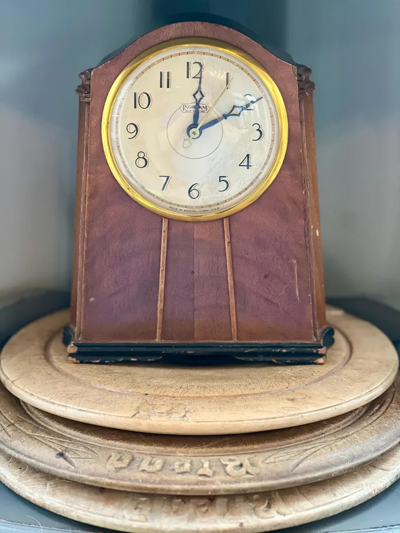 Vintage 1936 Ingraham Electric Clock Model# SC323 Tall Beehive Style Shelf Clock - Etsy | Etsy (US)