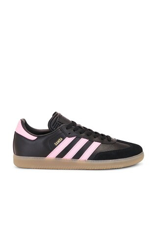 adidas Originals Messi Samba in Black & Easy Pink from Revolve.com | Revolve Clothing (Global)