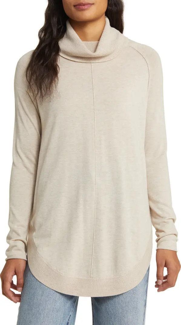 Turtleneck Tunic Sweater | Nordstrom