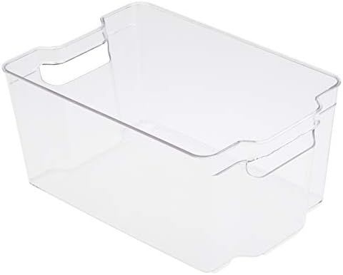 Amazon Basics Plastic Kitchen Storage Bin - Medium (2-Pack) | Amazon (US)