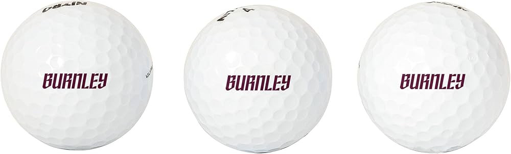Desert Cactus Burnley FC Three Golf Balls - Full Color 3 Pack, Officially Licensed Gear (Design B... | Amazon (US)