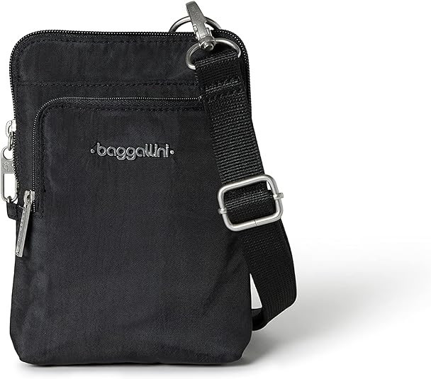 Baggallini Securtex Anti-theft Activity Crossbody Bag for Women - Small Purse Crossbdoy Handbag w... | Amazon (US)