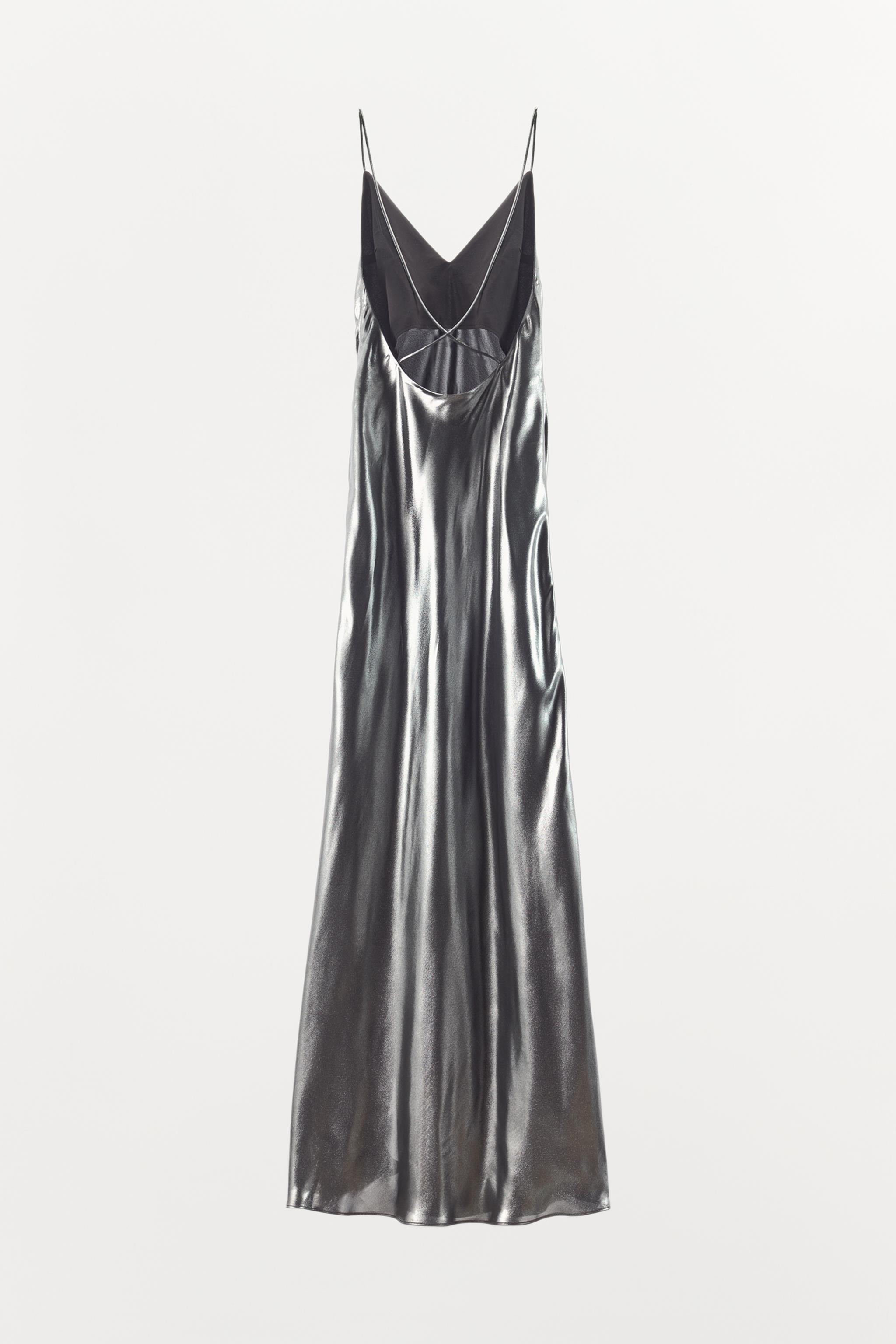 LONG METALLIC DRESS | Zara UK