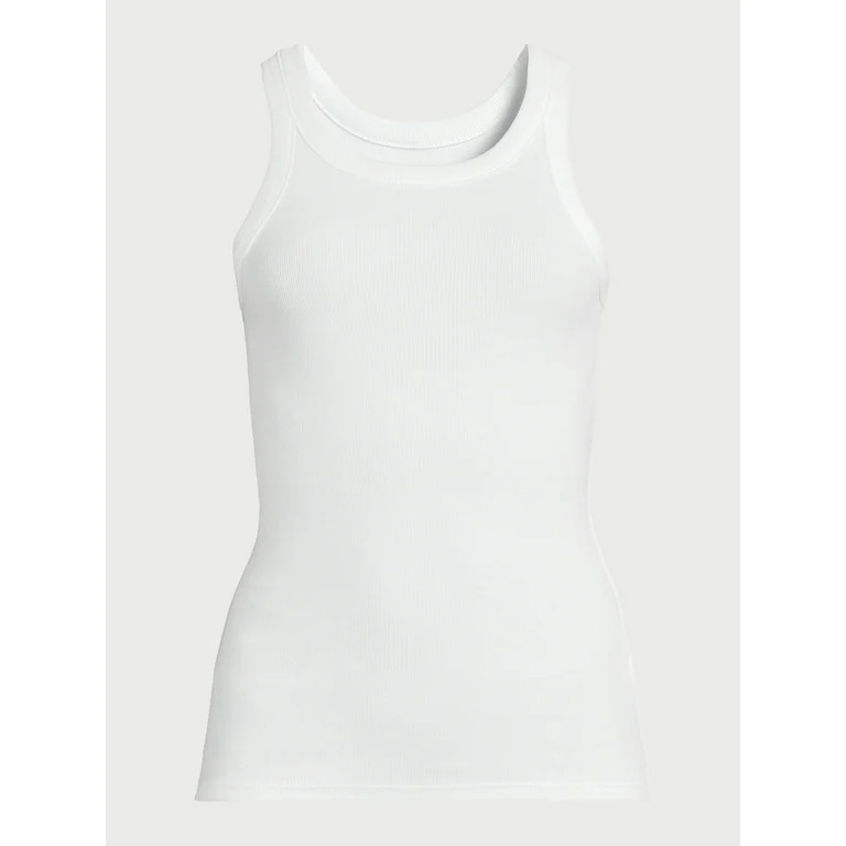 Free Assembly Women’s Cut Away Tank Top, Sizes XS-XXL | Walmart (US)