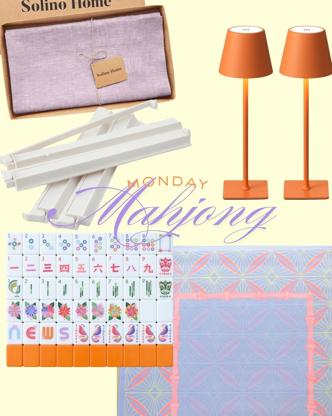 Let’s rack and roll baby. 

#mahjong #mahjongmonday #gamenight

#LTKHome