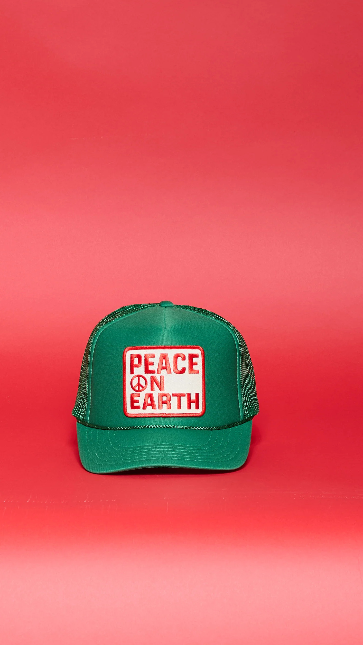 Peace on Earth Patch Trucker | Ascot + Hart