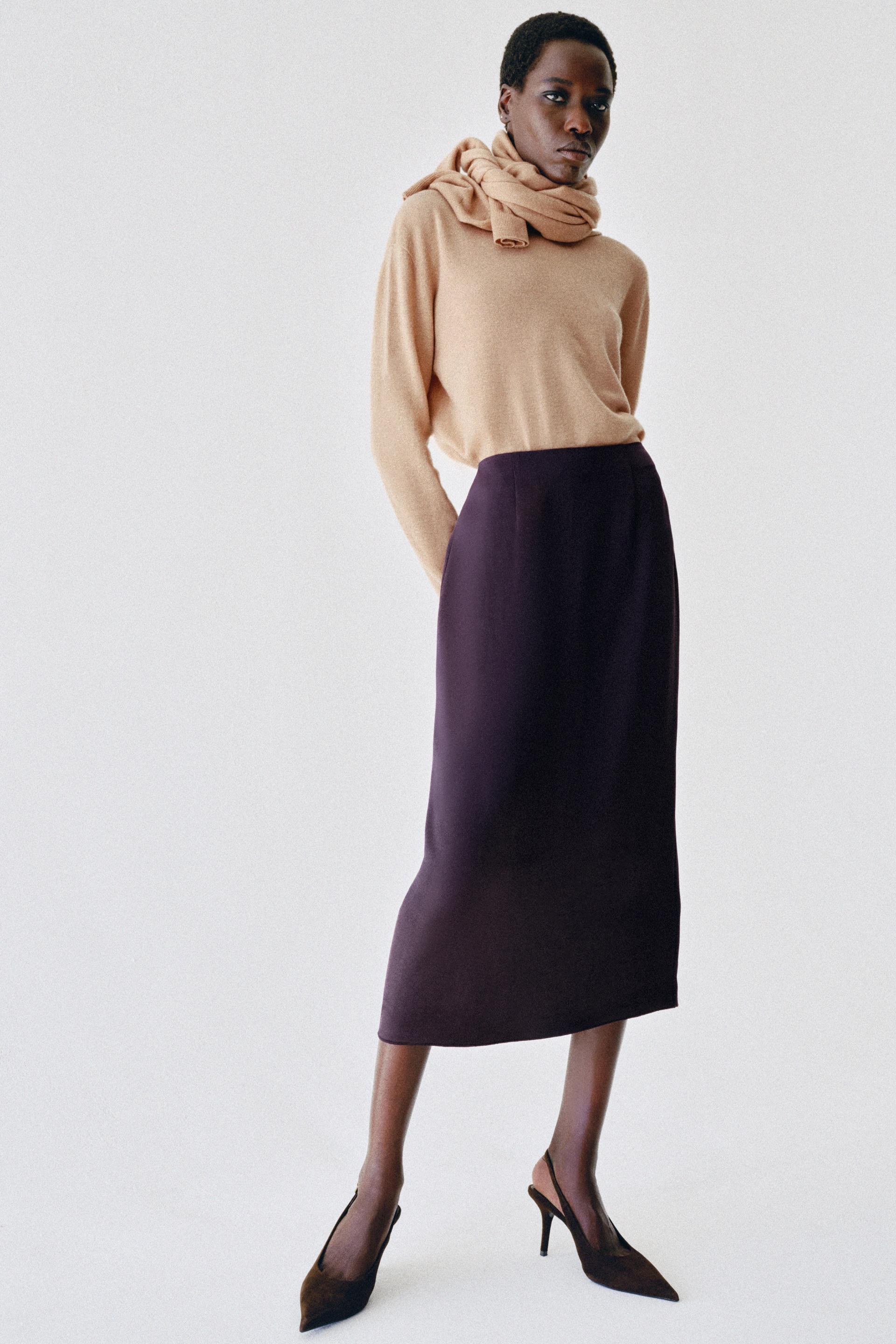 Zara - Suede Heeled Shoes With Buckle - Chocolate Brown - 2 - Woman | Zara UK