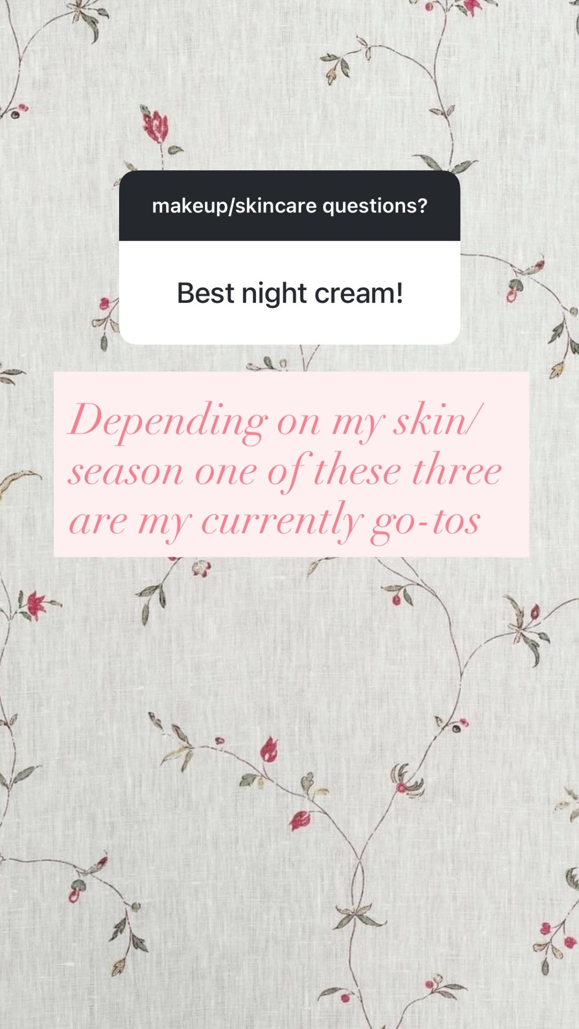 1. 24/7 barrier cream most often 
2. ExtremeCream has retinol in it
3. When need thick, use epionce

#LTKselfcare #LTKgrwm #LTKBeauty