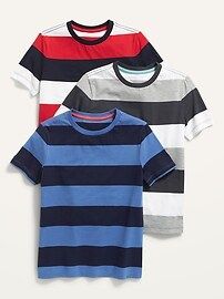 Striped Crew-Neck Tee 3-Pack for Boys | Old Navy (US)