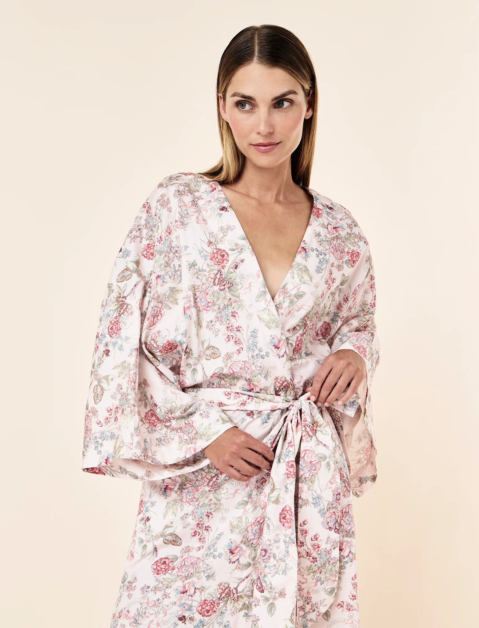 Layla Kimono Maxi Robe | Papinelle Sleepwear US