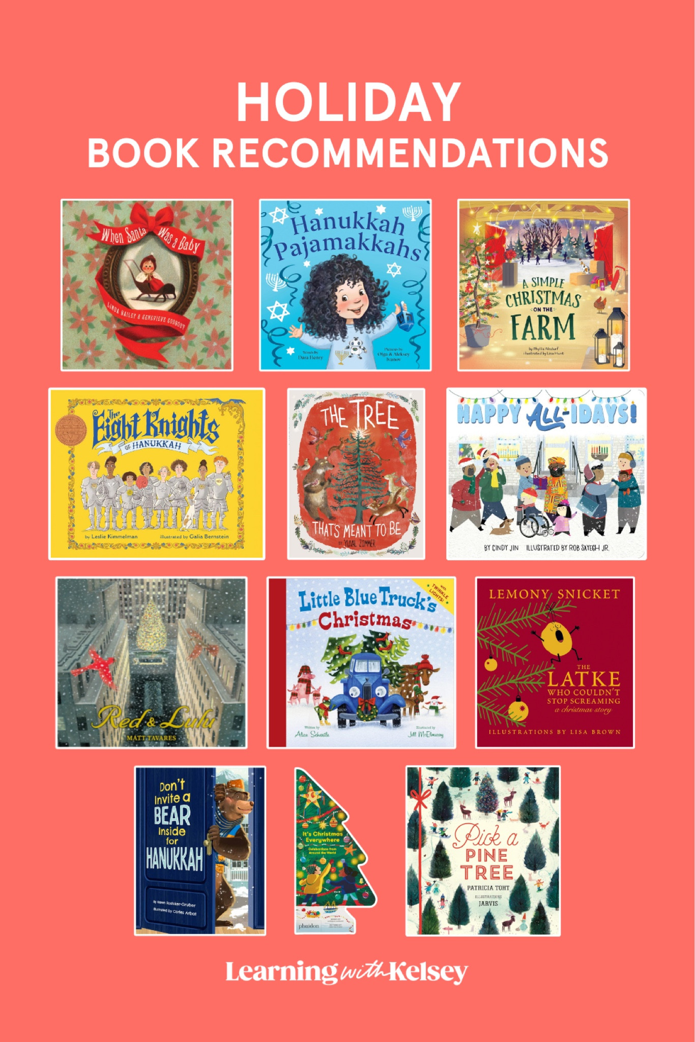 Holiday books we love—from Hanukkah to Christmas! 📚✨

#LTKHoliday #LTKKids #LTKSeasonal