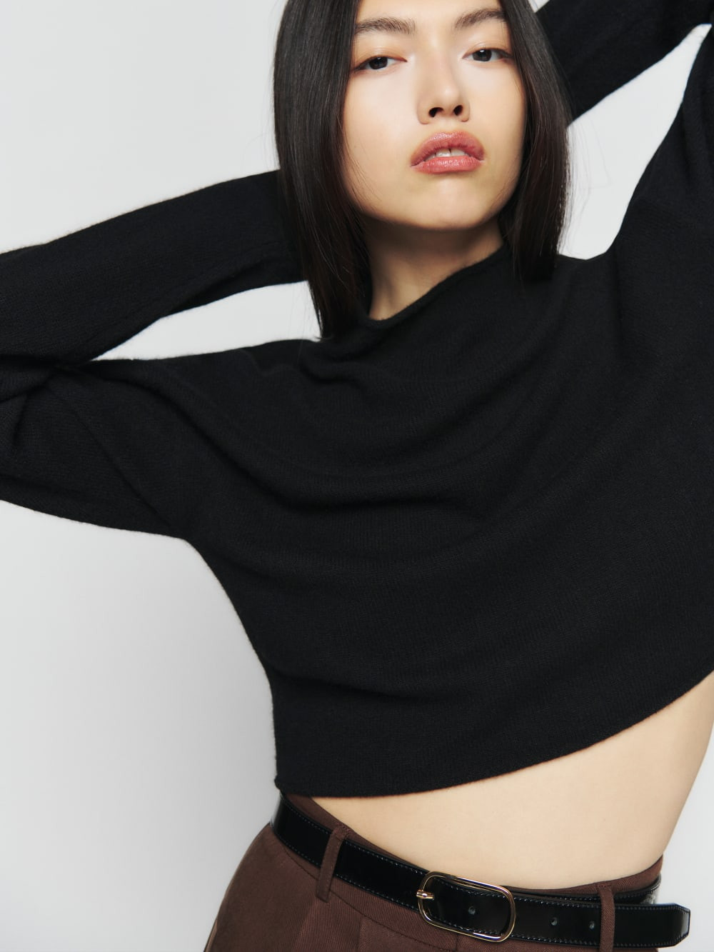 Cropped Cashmere Turtle | Reformation (Global)
