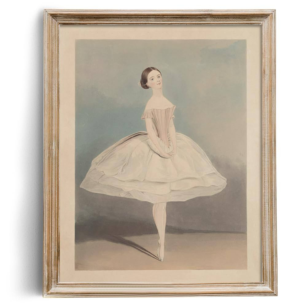 Farmhouse Portrait Picture Living Room 11 x 14 Art Print - Rustic Vintage Decor for Bedroom - Wom... | Amazon (US)