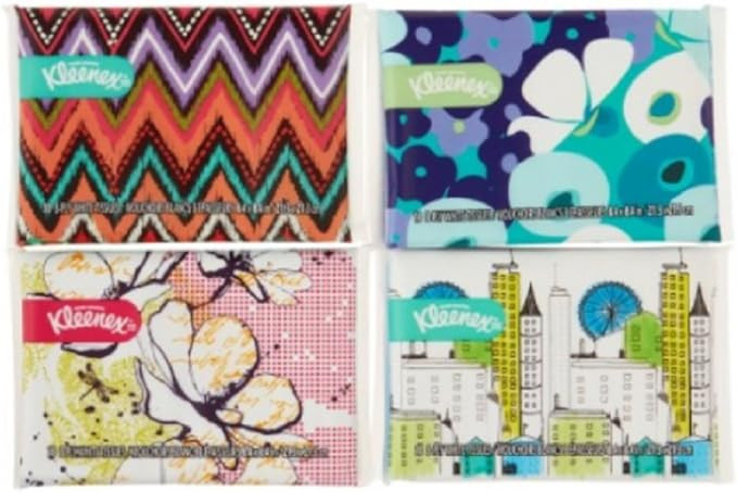 Kleenex Slim Pack Facial Tissue 10 Count 3-ply (Pack of 12) | Amazon (US)