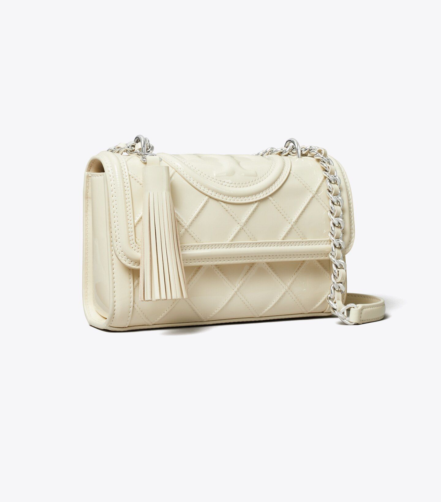 SMALL FLEMING PATENT CONVERTIBLE SHOULDER BAG | Tory Burch (US)