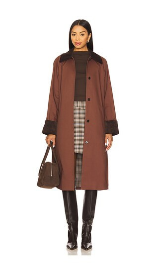 Rails Levy Coat in Brown. - size L | Revolve Clothing (Global)