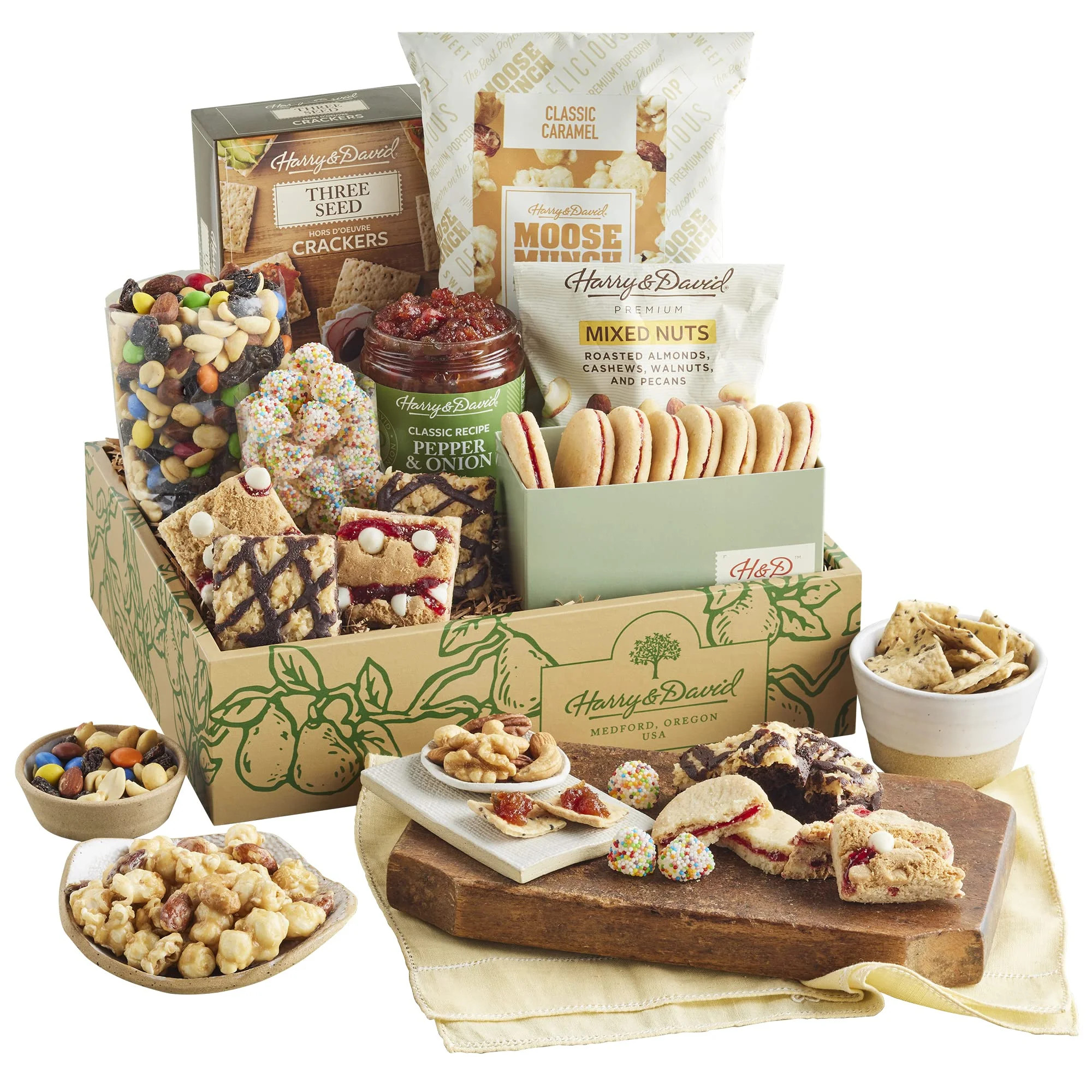 Harry & David Deluxe Sweet And Salty Gift Box, Gourmet Snack Basket, Sweet And Salty Mix, All Occ... | Walmart (US)