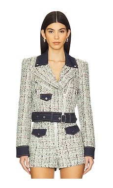 Cinq a Sept Anya Boucle Zoe Jacket in Patina Multi from Revolve.com | Revolve Clothing (Global)