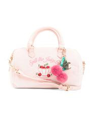 Sweet Tea Velour Barrel Satchel | Handbags | TJ Maxx | TJ Maxx