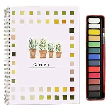 Watercolor Workbooks Coloring Book Beginner Friendly Painting Kit Easy Nature Scenes Paint Set Ar... | Amazon (US)