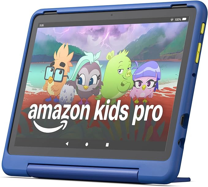 Amazon Fire HD 10 Kids Pro tablet (newest model) ages 6-12. Bright 10.1" HD screen, includes ad-f... | Amazon (US)