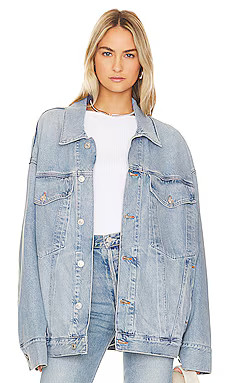 AGOLDE Wayne Denim Jacket in Resent from Revolve.com | Revolve Clothing (Global)