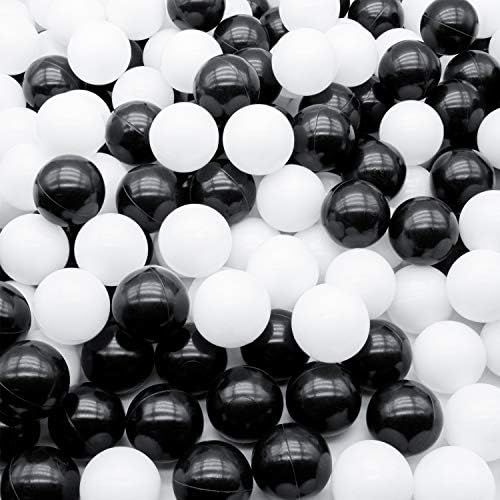 TRENDBOX 100 Ball - Pit Balls Non-Toxic Free BPA Soft Plastic Balls for Ball Pit Play Tent Baby P... | Amazon (US)