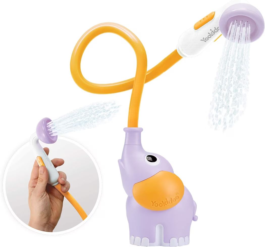 Yookidoo Baby Bath Shower Head - Elephant Water Pump and Trunk Spout - for Newborn Babies in Tub Or Sink | Amazon (US)