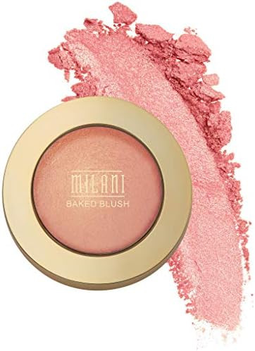 Milani Baked Blush - Bella Bellini (0.12 Ounce) Vegan, Cruelty-Free Powder Blush - Shape, Contour... | Amazon (US)