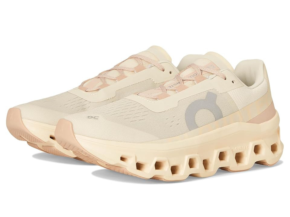 On Cloudmonster Women's Shoes Moon/Fawn : 9.5 M, Textile/Synthetic | Zappos