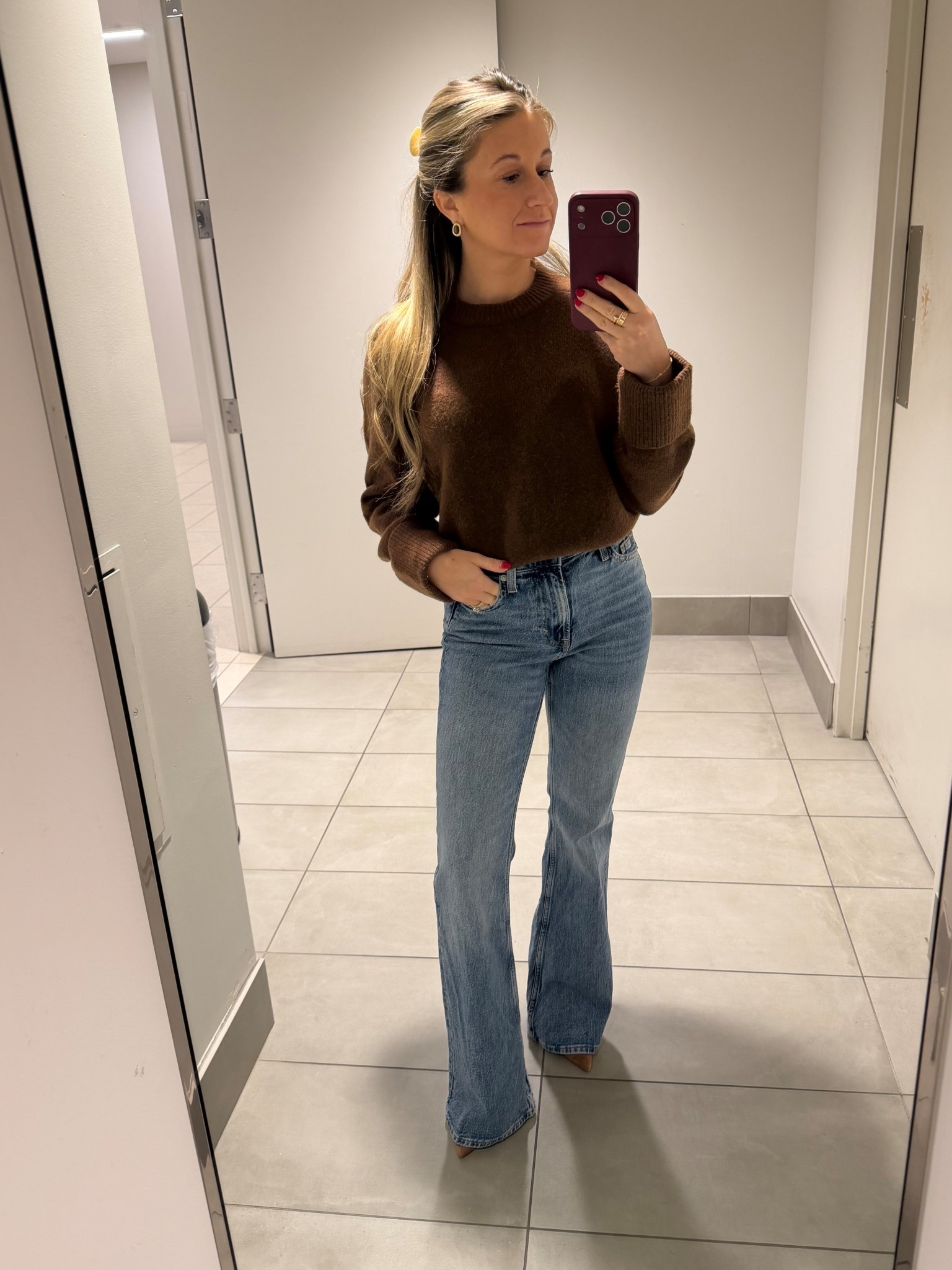 Work OOTD 1.7.2026

Sweater from Abercrombie
Jeans form H&M
Heels from Nine West
Clip and earrings from Amazon

#LTKootd #LTKPetite #LTKWorkwear