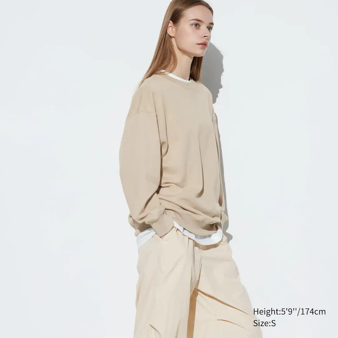 Crew Neck Sweatshirt | UNIQLO (UK)