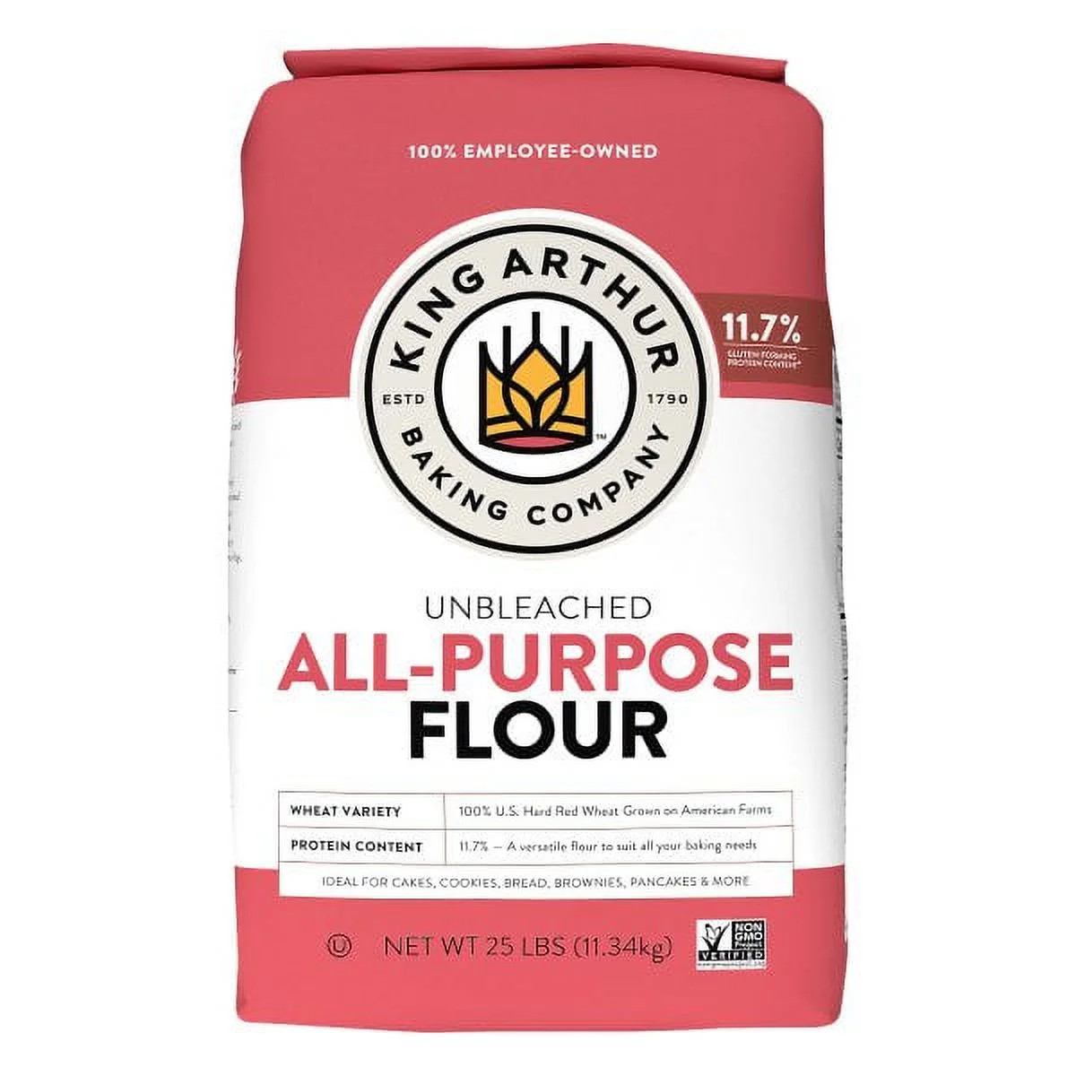 King Arthur Flour All-Purpose Unbleached Flour 25lbs | Walmart (US)