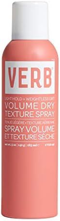 Amazon.com: Verb Volume Dry Texture Spray, Grit and Light Hold, Provides Natural Lived-in Texture... | Amazon (US)
