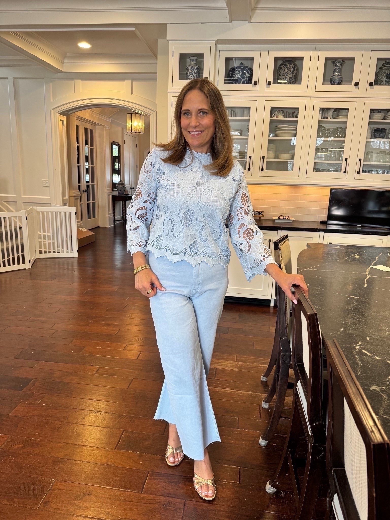 Lately we keep coming back to this monochromatic look. It feels clean and fresh for spring, and it’s one of those outfits that just comes together easily. With a quick change of shoes or accessories, it works for anything from a slow morning to a dressed-up event.

#LTKOver40 #LTKSeasonal #LTKMidsize