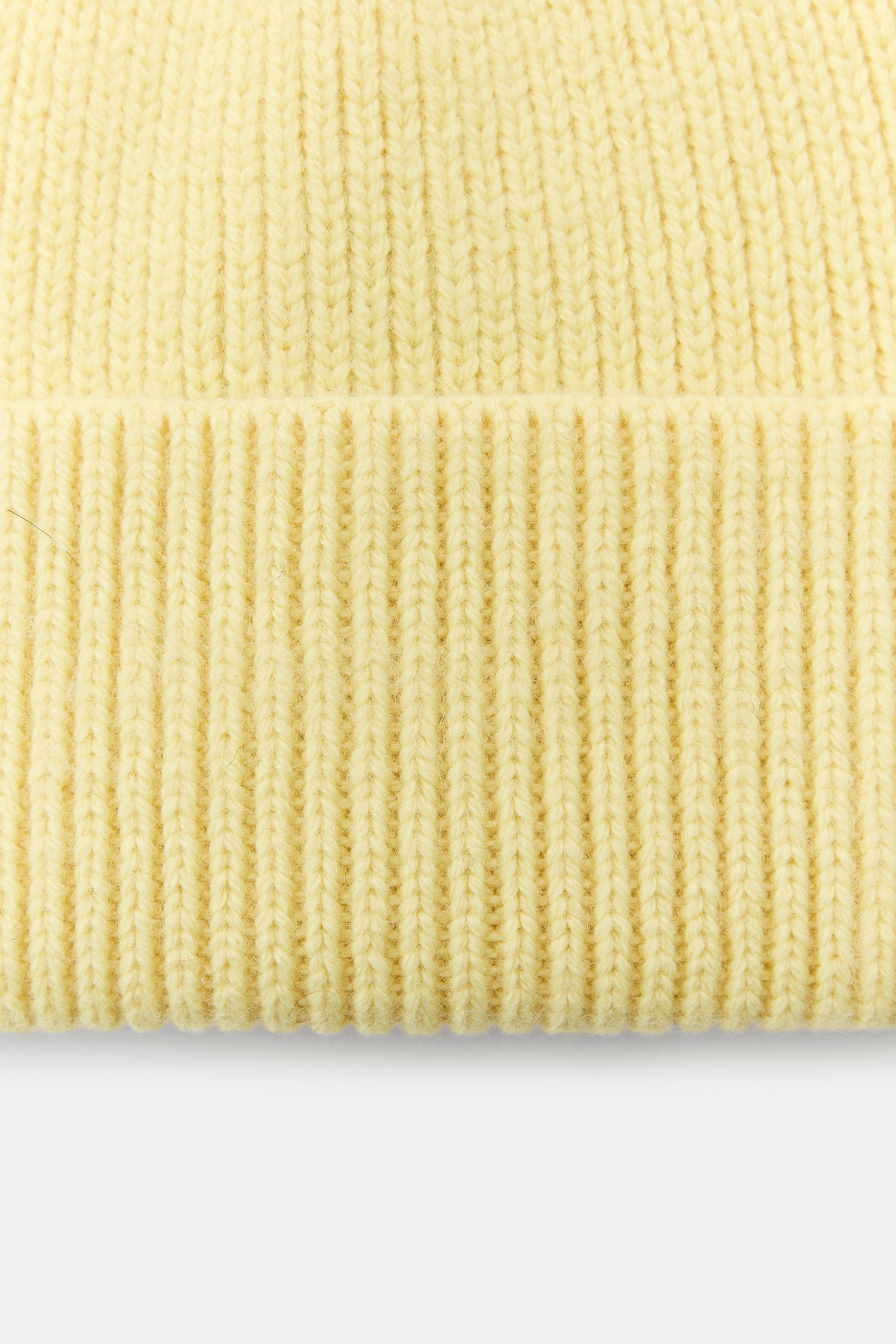 CUFFED RIBBED BEANIE | Zara US
