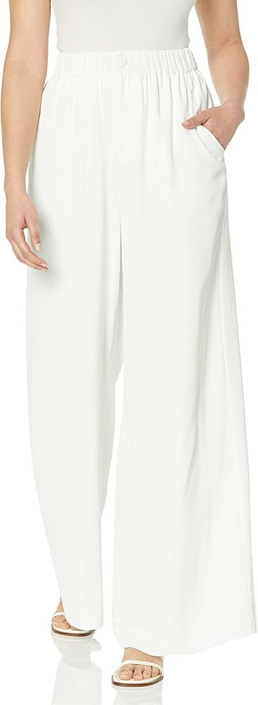 Women's Snow White Silky Pull-On Pants by @carolinecrawford | Amazon (US)
