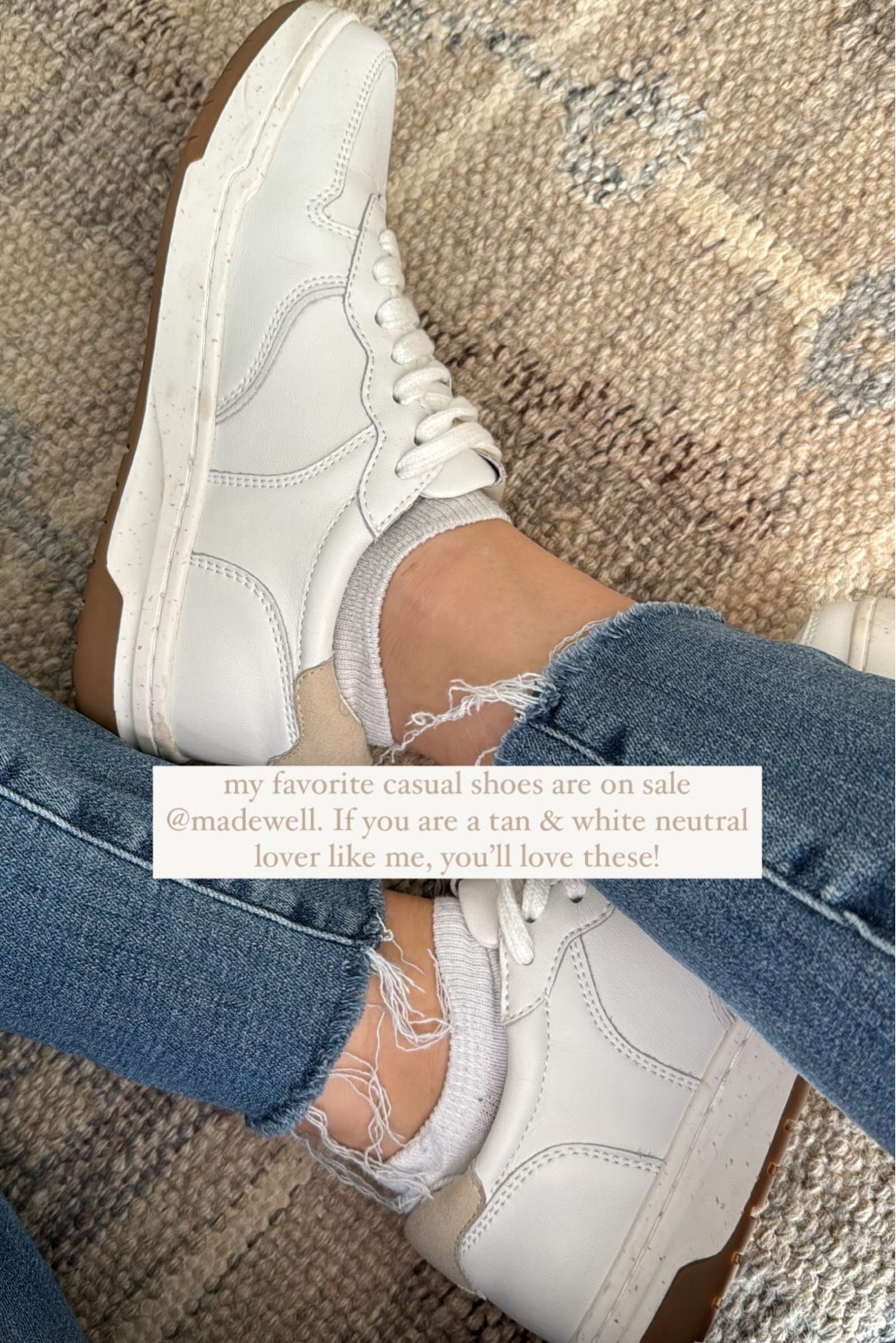 The best casual sneaker from Madewell — if you are tan and white lover, then these neutral shoes are for you! 

#LTKxMadewell #LTKsalealert #LTKHolidaySale